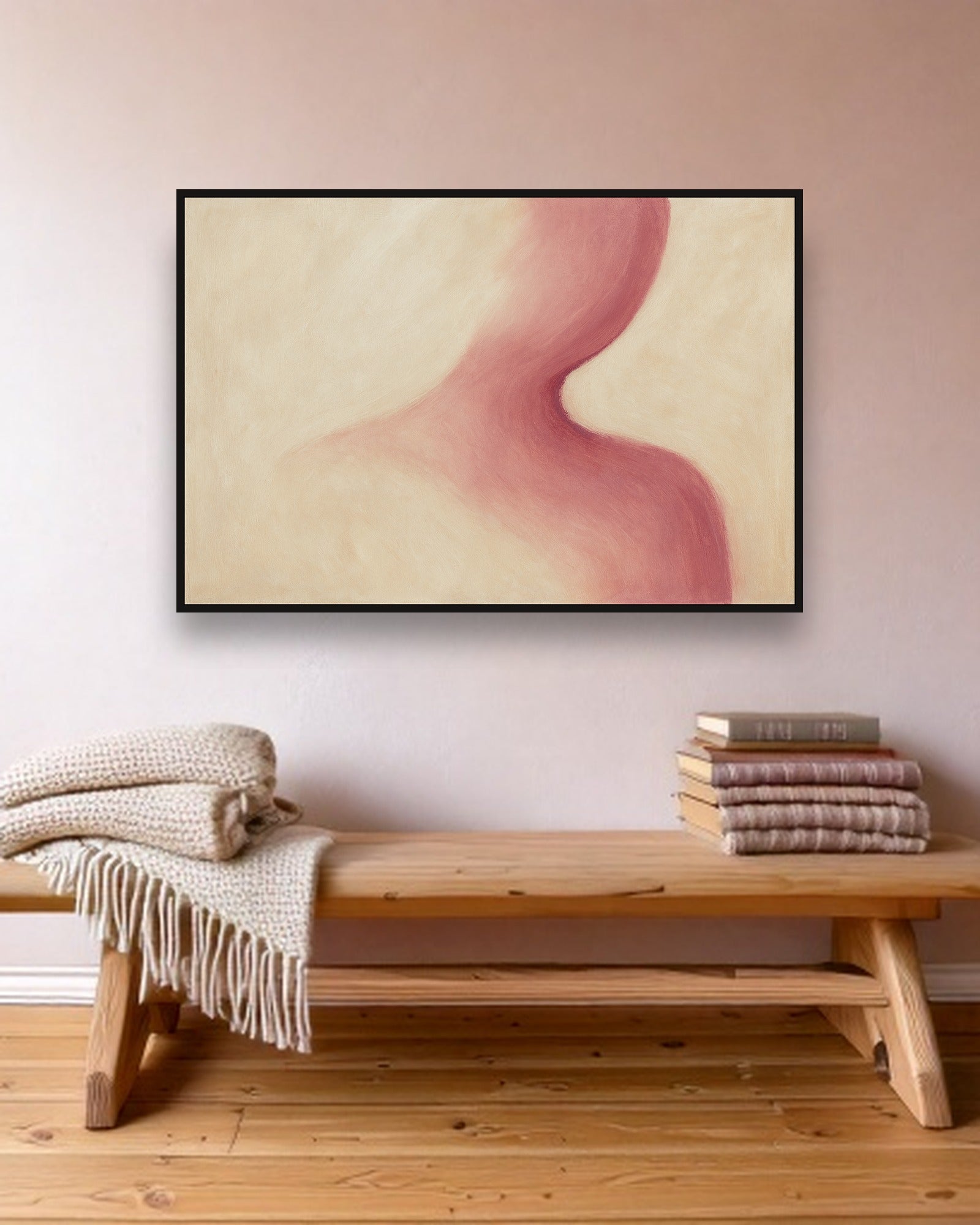 Soft Turn sfeerbeeld met zwarte baklijst in Scandinavisch interieur