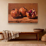 Split Pomegranate sfeerbeeld zonder lijst in bohemien interieur