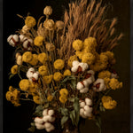 Cotton Wild Flowers Walldecoration Wandkraft 40x60