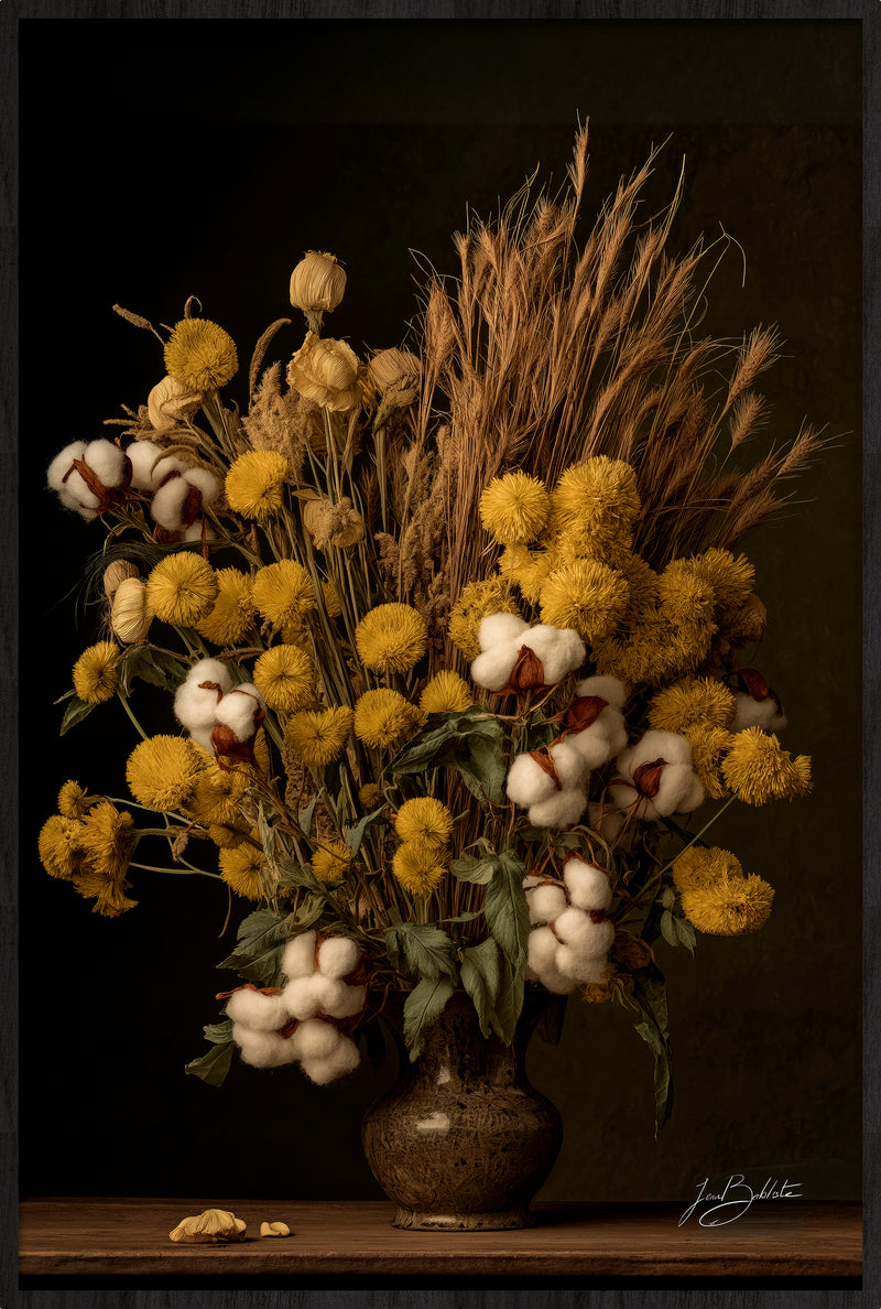 Cotton Wild Flowers | WANDKRAFT | Botanical Stories – Wandkraft, image size:800x1188