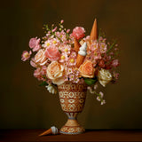 Ice Cream Fleur Walldecoration Wandkraft 120x120