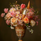Ice Cream Fleur Walldecoration Wandkraft 98x148