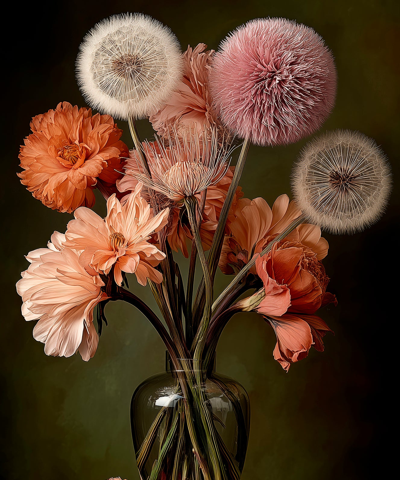 Giant Dandeloins Walldecoration Wandkraft