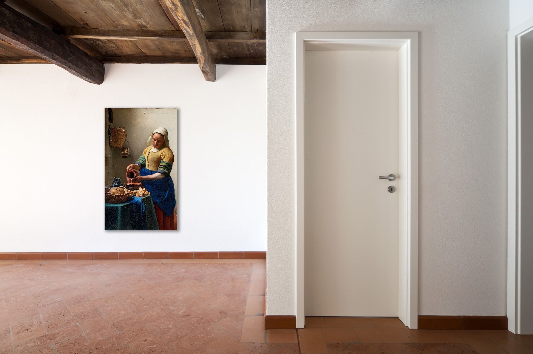 The Milkmaid by Johannes Vermeer Walldecoration Wandkraft