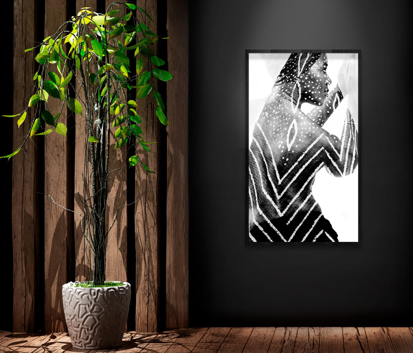 Empreintes One Walldecoration Wandkraft
