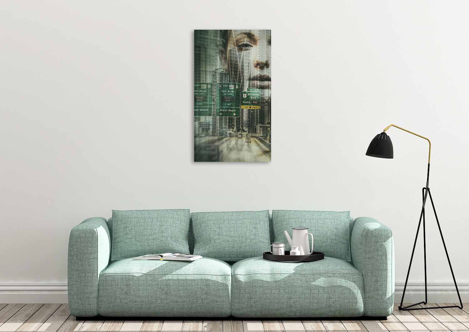 City Flow Walldecoration Wandkraft