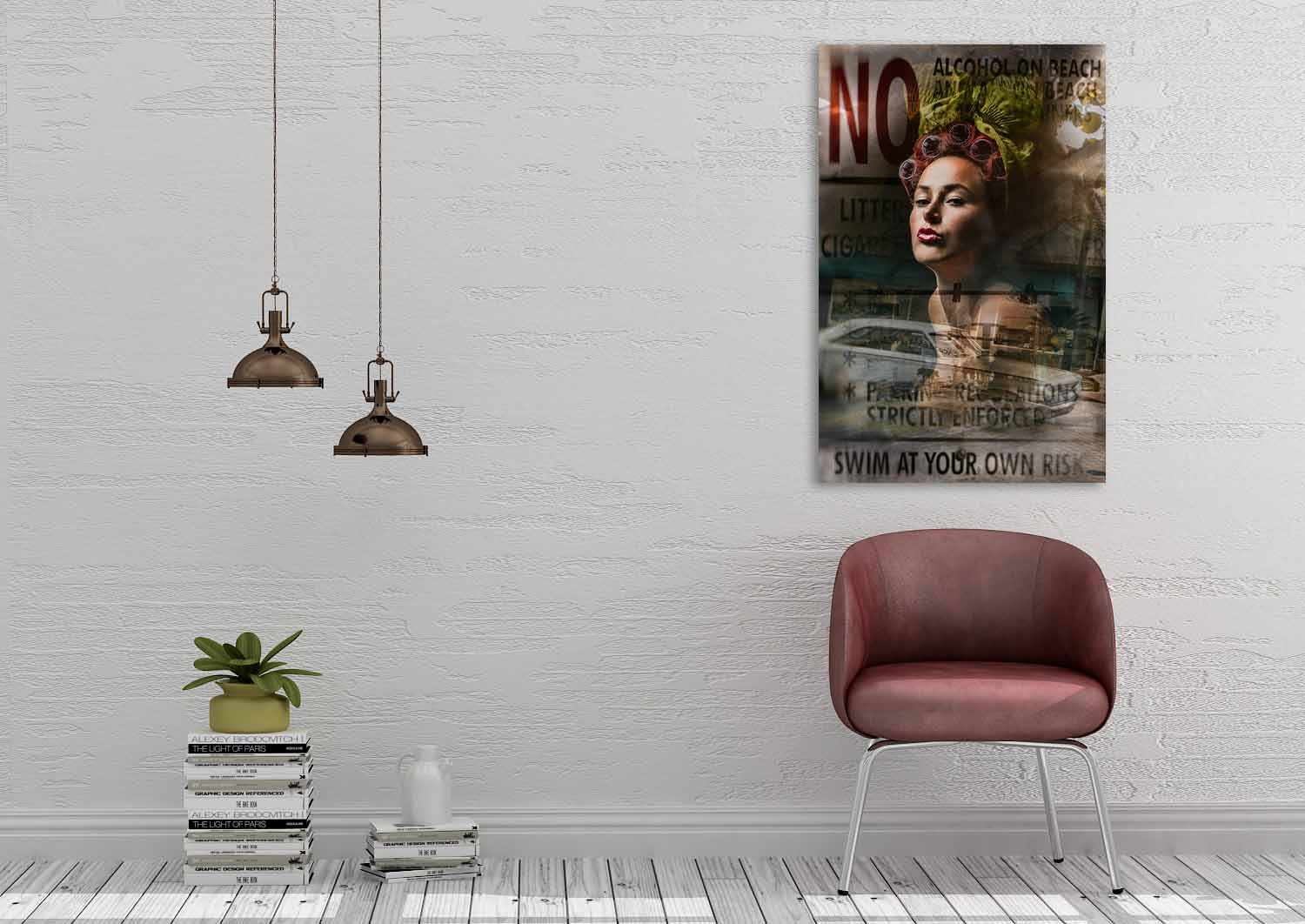 Rebel Beauty Walldecoration Wandkraft