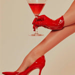 Glamour in Red Walldecoration Wandkraft 70x118 cm