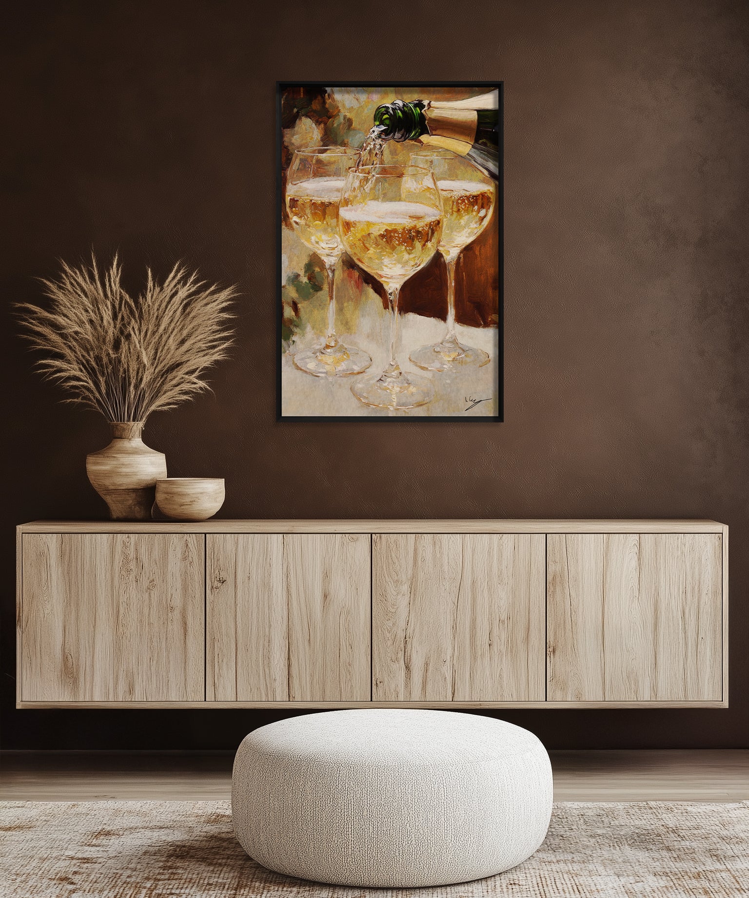 Golden Bubbles Walldecoration Wandkraft