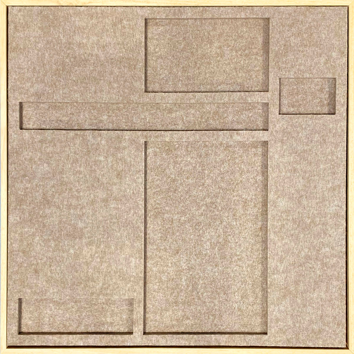 Feltro Acustico 007 Walldecoration Wandkraft Baklijst Blank