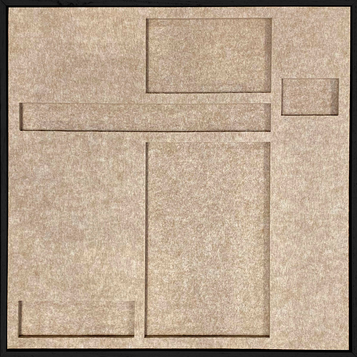 Feltro Acustico 007 Walldecoration Wandkraft Baklijst Zwart