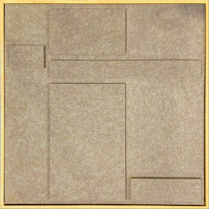 Feltro Acustico 008 Walldecoration Wandkraft Baklijst Blank