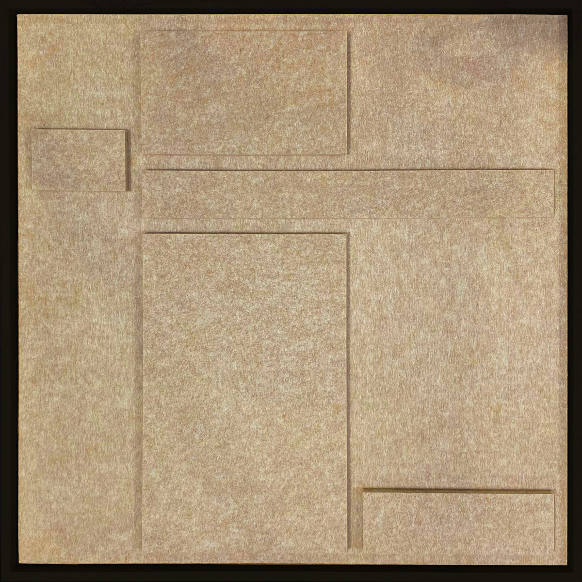 Feltro Acustico 008 Walldecoration Wandkraft Baklijst Zwart