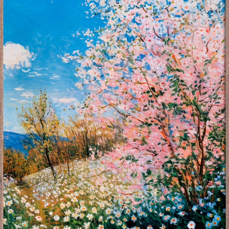 Spring Symphony Walldecoration Wandkraft 98x148 cm 8 lan-art-facsimile-061-98x148-frx-frbl-mfotw