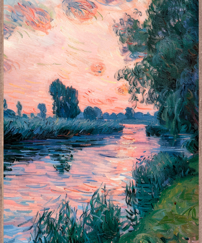 Twilight Reflections Walldecoration Wandkraft 70x118 cm