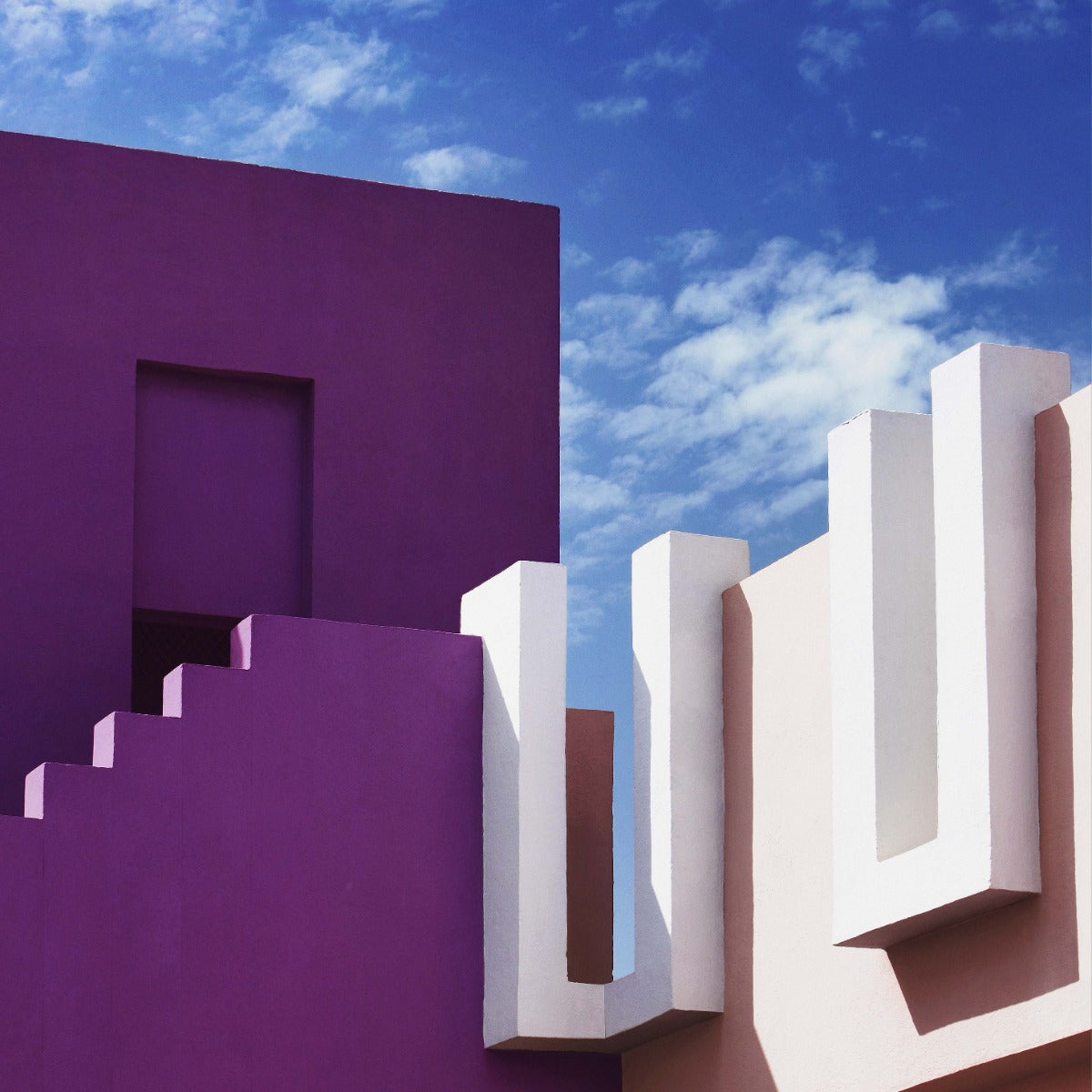 Architectural Shadows Walldecoration Wandkraft 74x74 cm