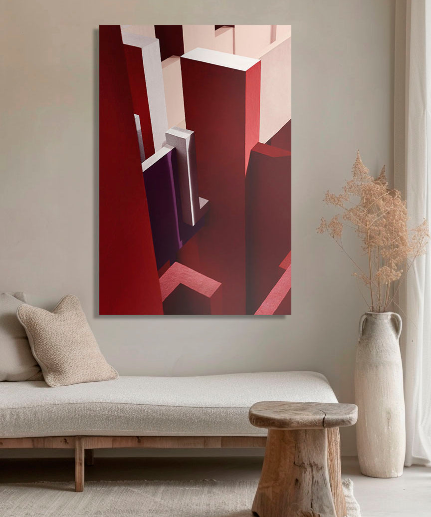 Crimson Maze Walldecoration Wandkraft
