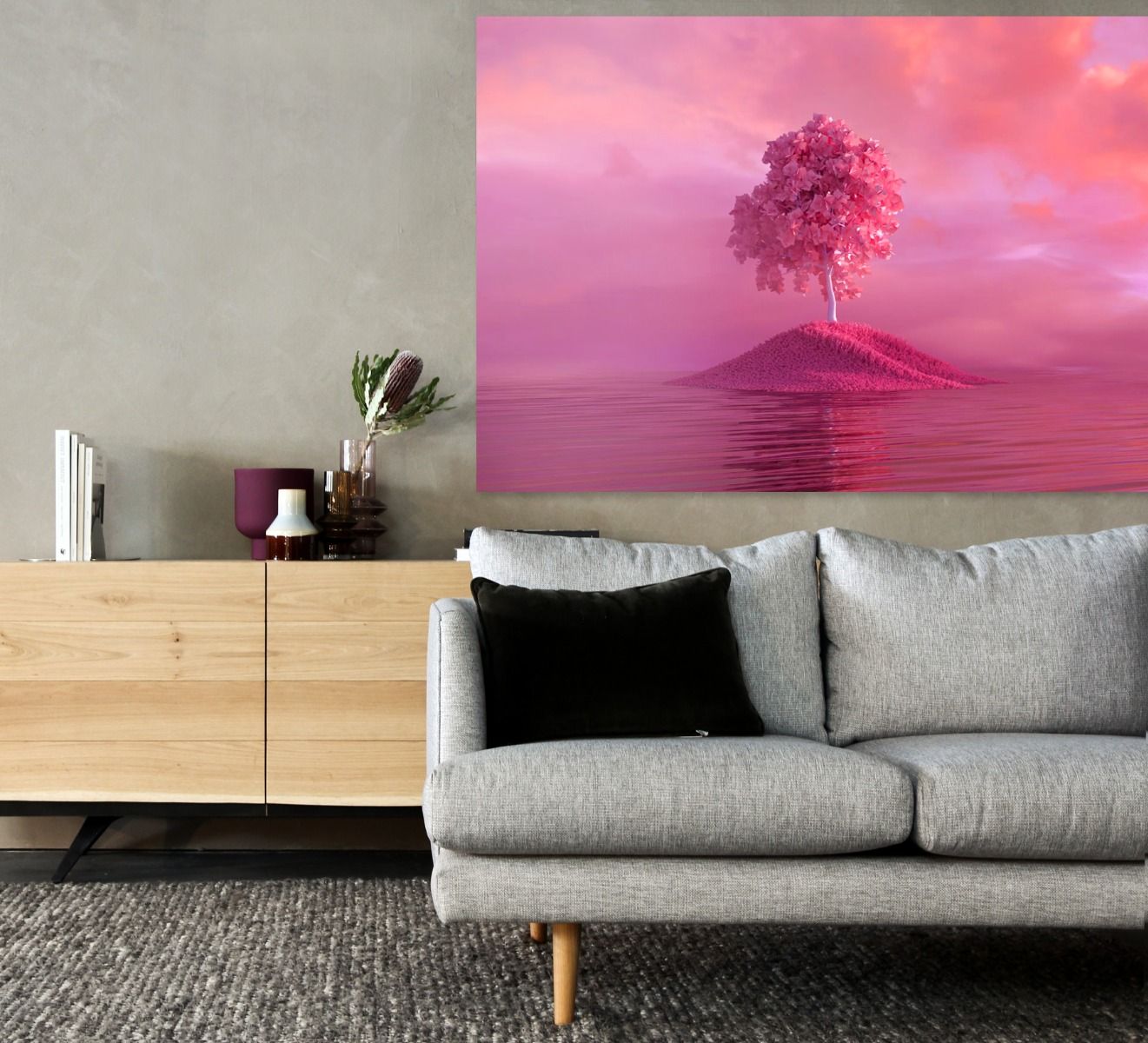 Magenta Fever 009 Walldecoration Wandkraft