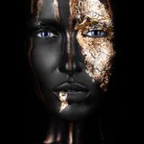 Noir Gold Walldecoration Wandkraft 120x80 cm Aluminium Profiel