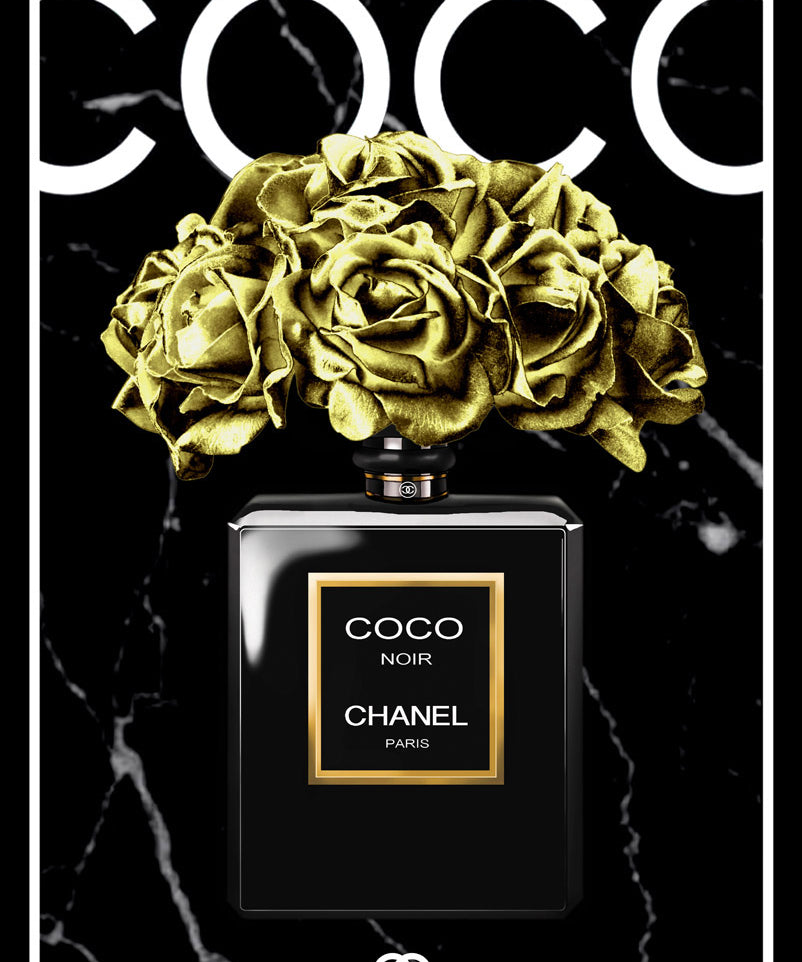 The Perfume Collection VII Walldecoration Wandkraft 80x120 cm Aluminium profiel