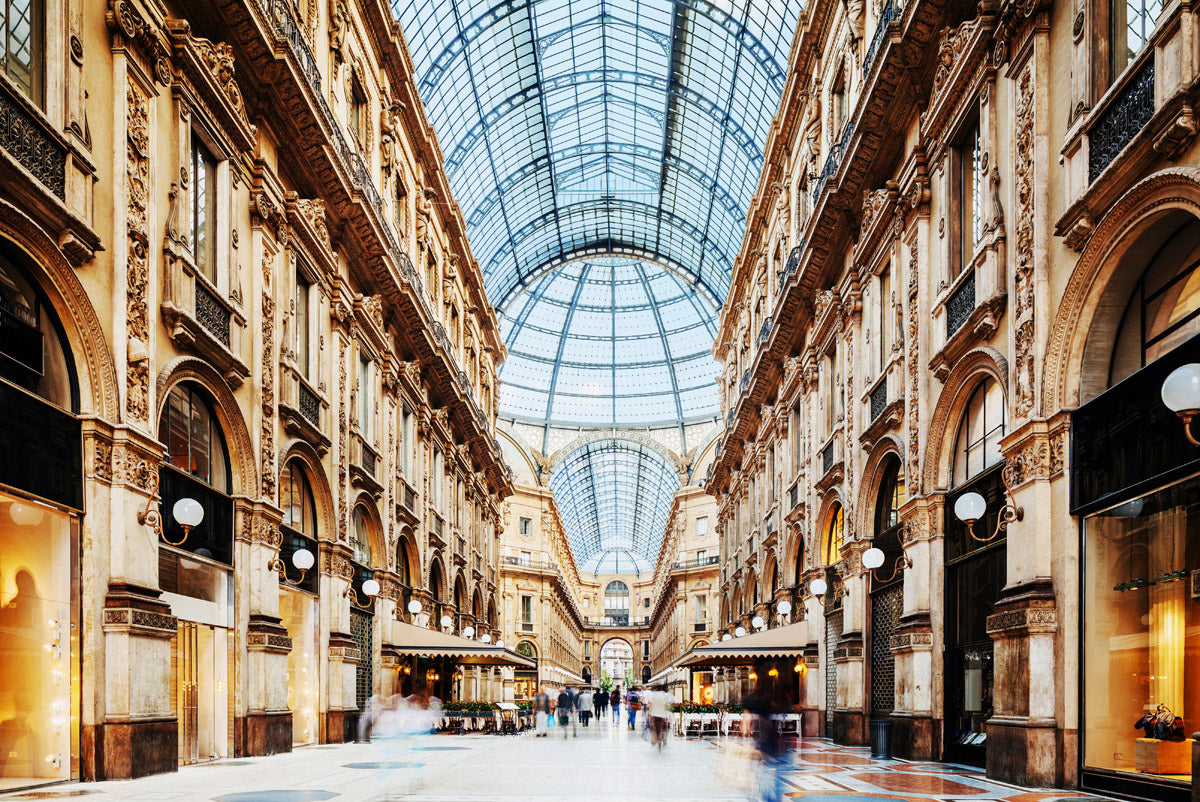 Galleria Vittorio Emanuele Milano Walldecoration Wandkraft 120x80 cm Aluminium Profiel