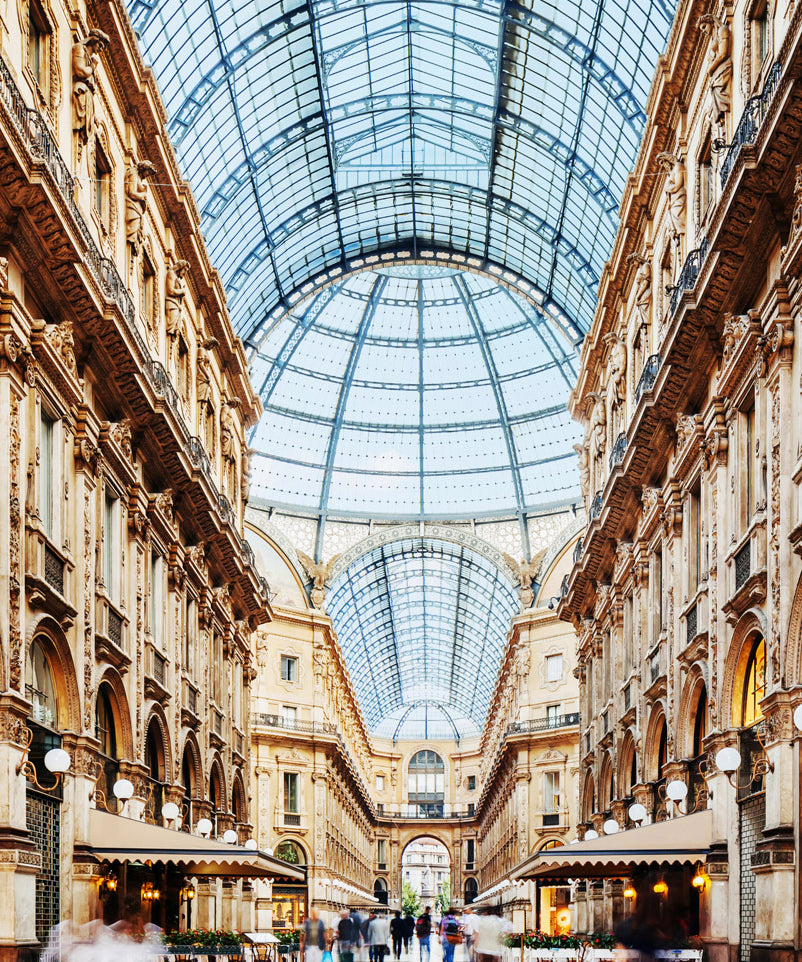 Galleria Vittorio Emanuele Milano Walldecoration Wandkraft 80x120 cm Aluminium Profiel