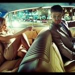 Backseat Romance Walldecoration Wandkraft 120x80 cm Paneellijst Zwart