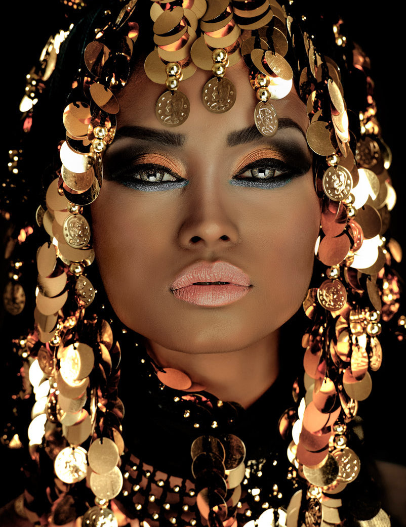 Queen of Gold Walldecoration Wandkraft 80x120 cm Aluminium Profiel