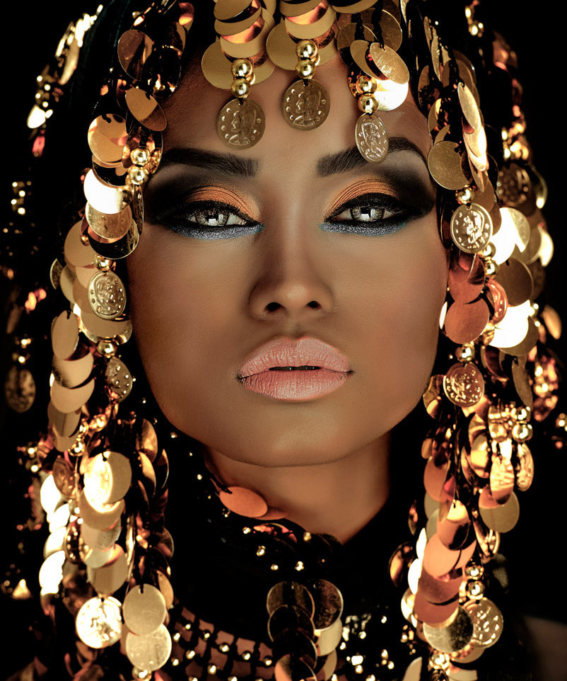 Queen of Gold Walldecoration Wandkraft 80x120 cm Aluminium Profiel