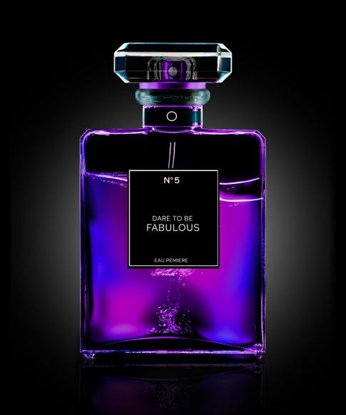 The Perfume Collection II Walldecoration Wandkraft 120x180 cm Aluminium profiel