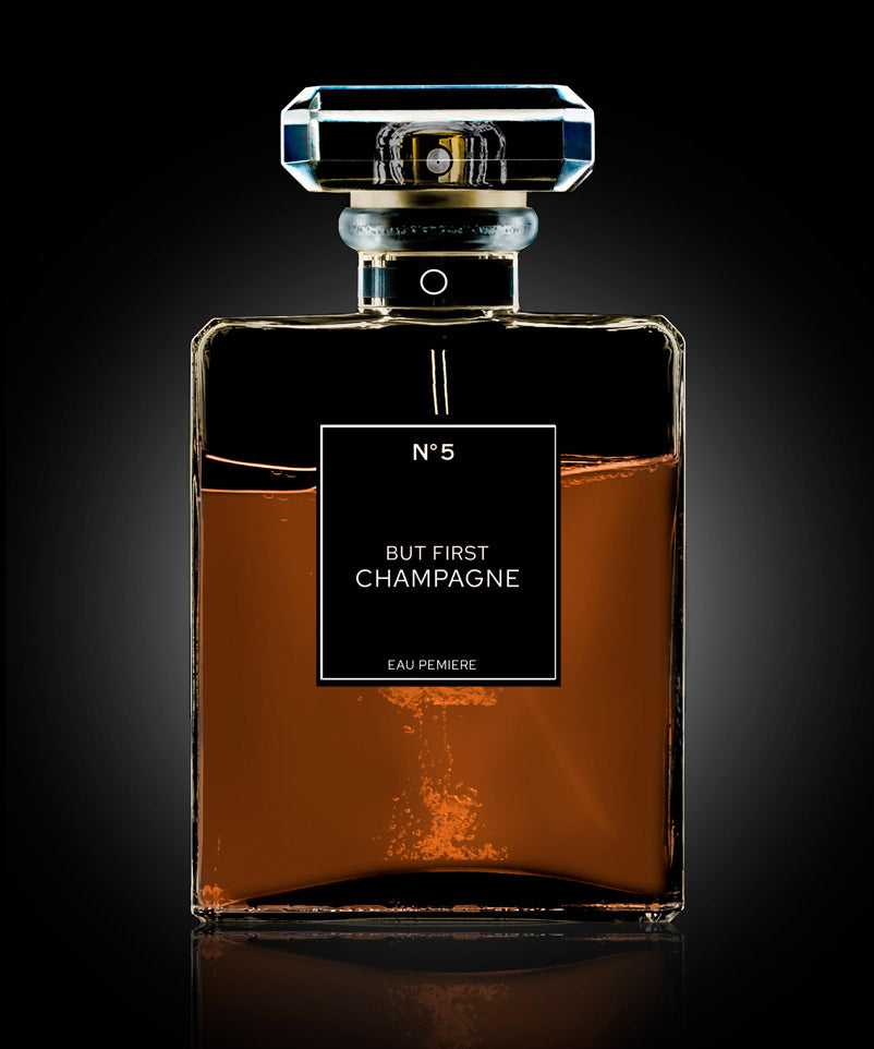 The Perfume Collection III Walldecoration Wandkraft 80x120 cm Baklijst zwart
