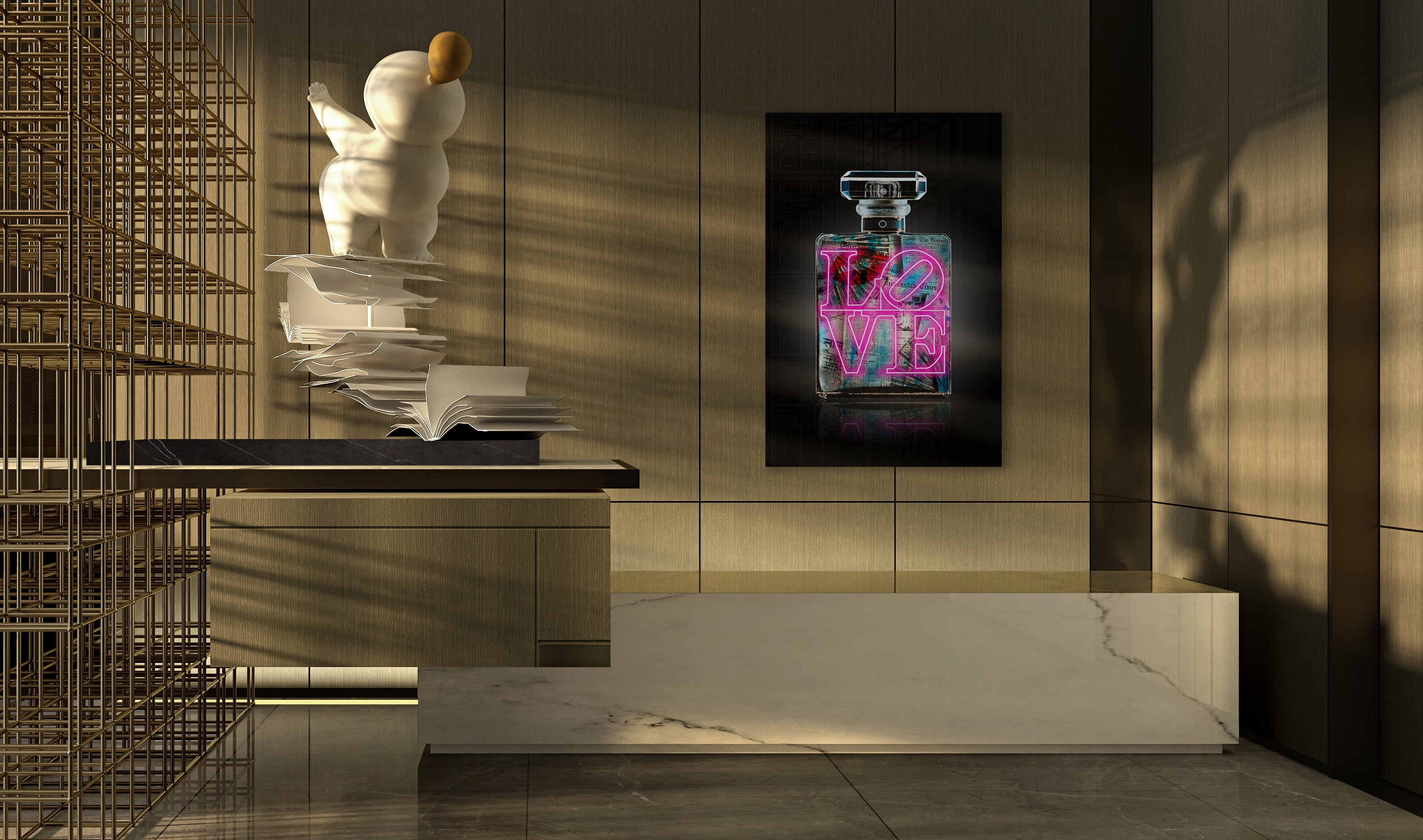 The Perfume Collection IV Walldecoration Wandkraft