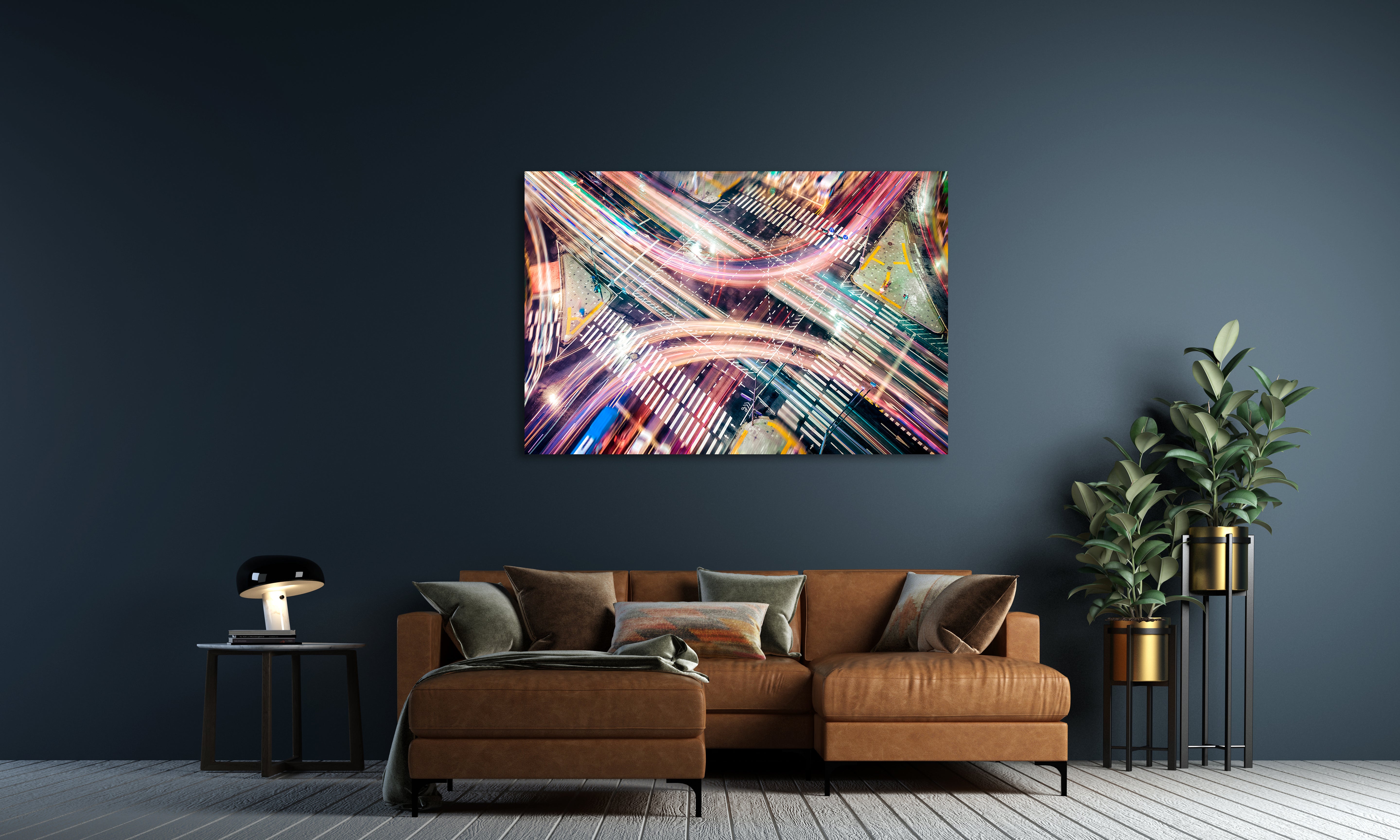 Intersection of Light Walldecoration Wandkraft
