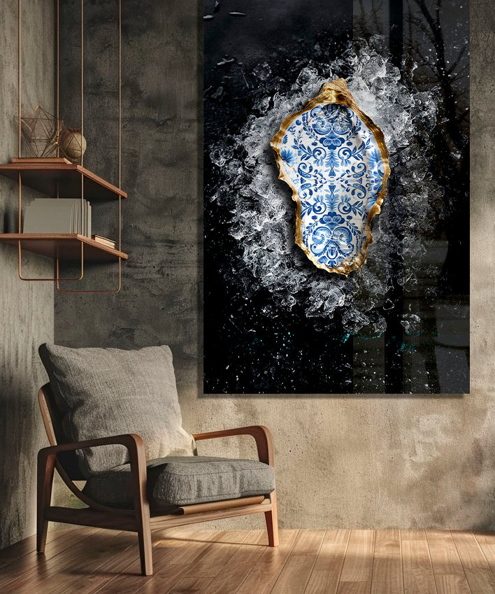 Golden Oyster Walldecoration Wandkraft
