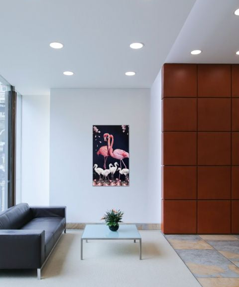 Flamingo Family Walldecoration Wandkraft