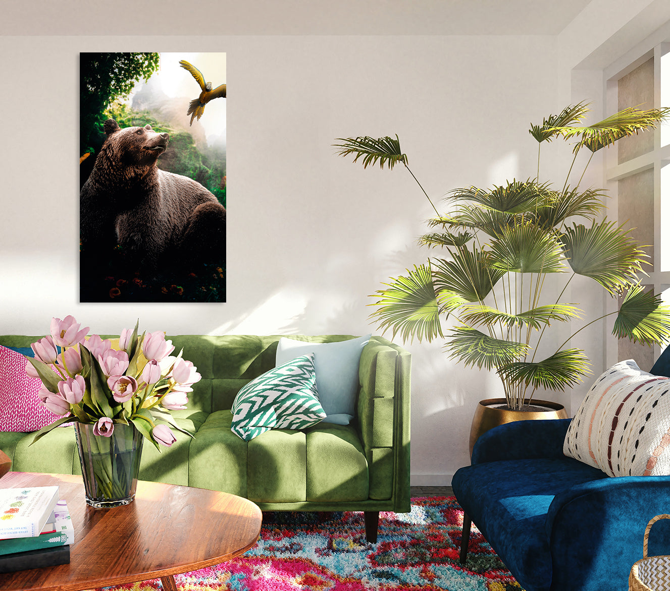 Bear Walldecoration Wandkraft