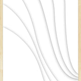 Jeu En Ligne zacht groen Walldecoration Wandkraft 98x198 cm Houten baklijst blank