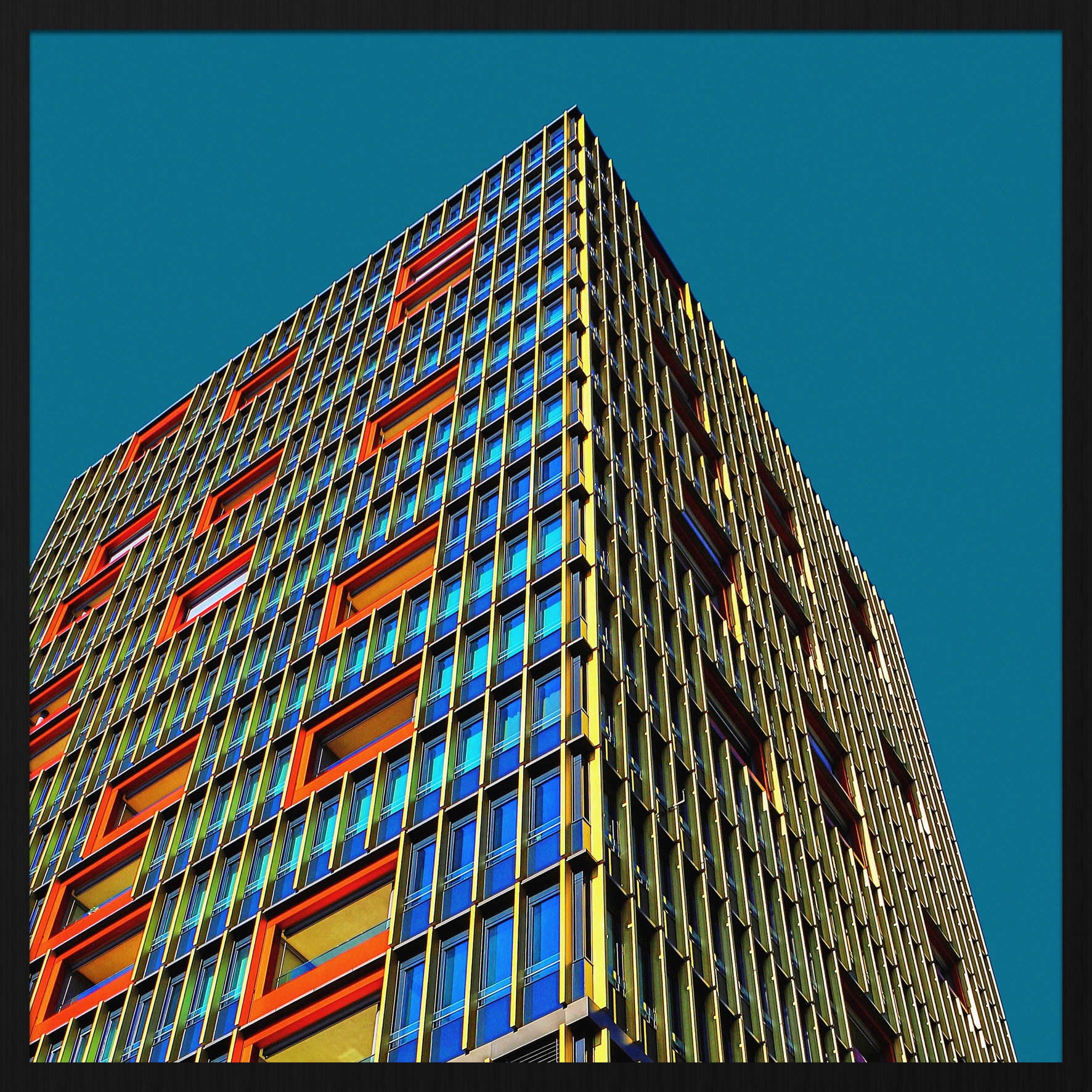 Rhythm of the City 005 Walldecoration Wandkraft 74x74 cm