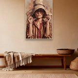 Sun's Edge sfeerbeeld met blanke houten lijst in bohemien interieur