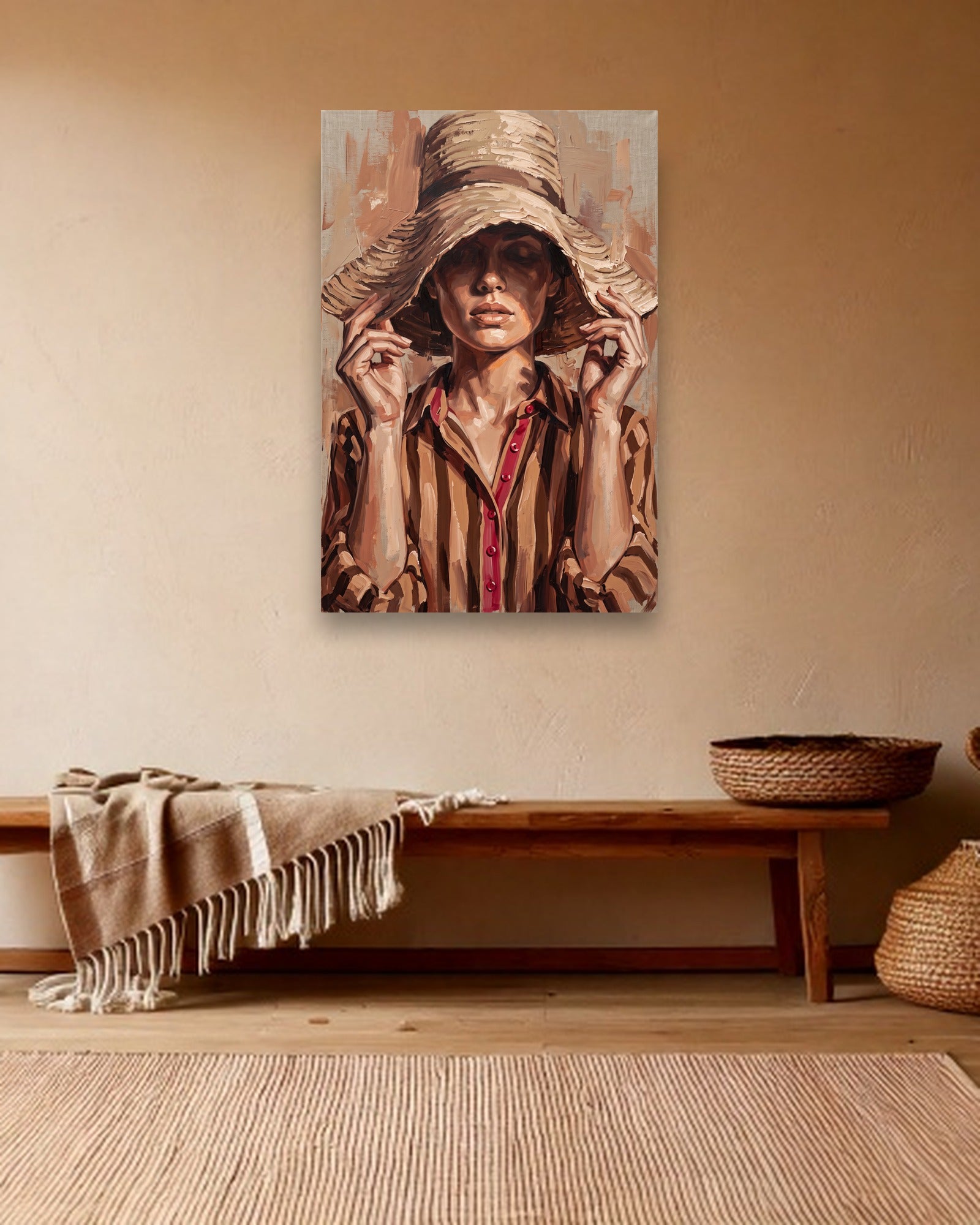 Sun's Edge sfeerbeeld zonder lijst in bohemien interieur