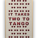 Tango akoestisch vilt paneel met blanke baklijst