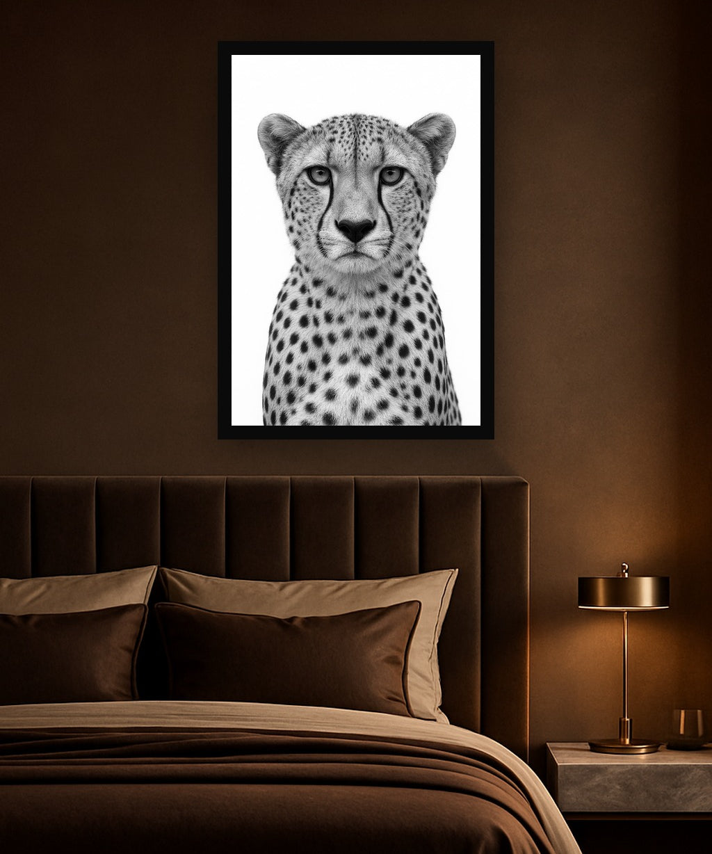 Tearline Grace interieur mockup met zwarte lijst