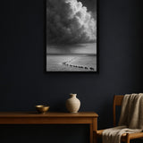 The Crossing interieur mockup met zwarte lijst