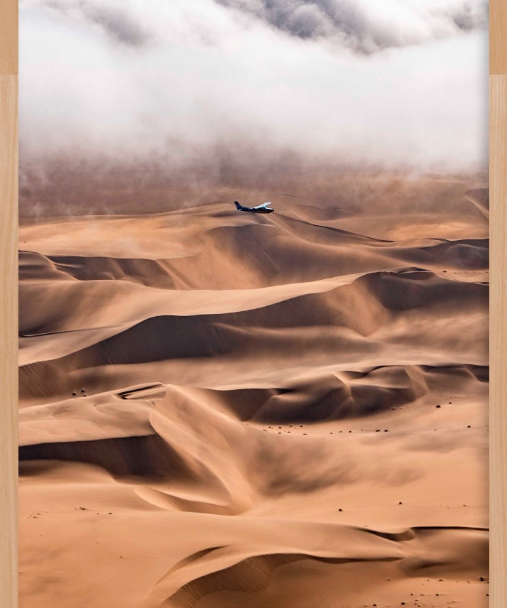 Skyborne Sands Walldecoration Wandkraft 70x118 cm Baklijst Blank