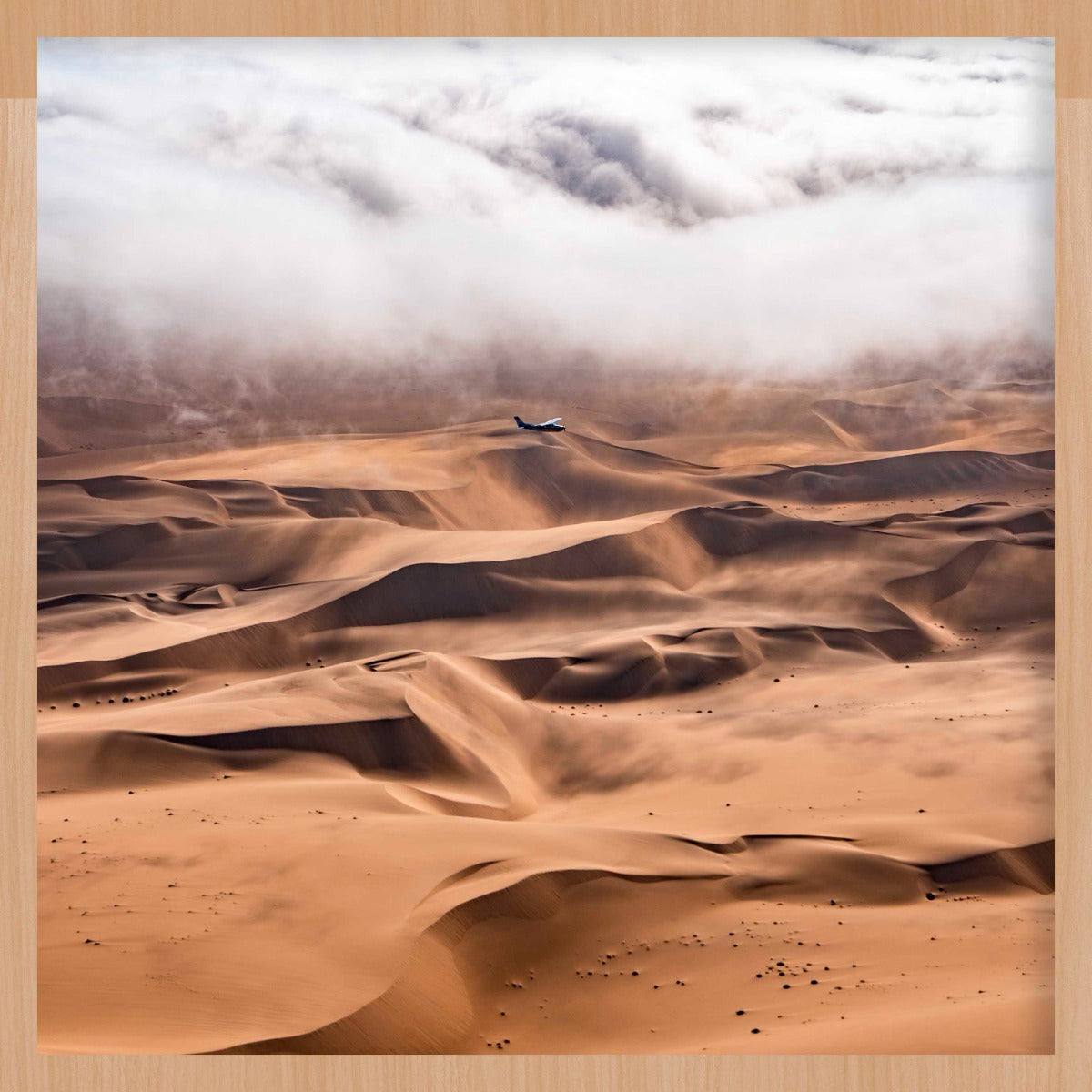 Skyborne Sands Walldecoration Wandkraft 74x74 cm Baklijst Blank