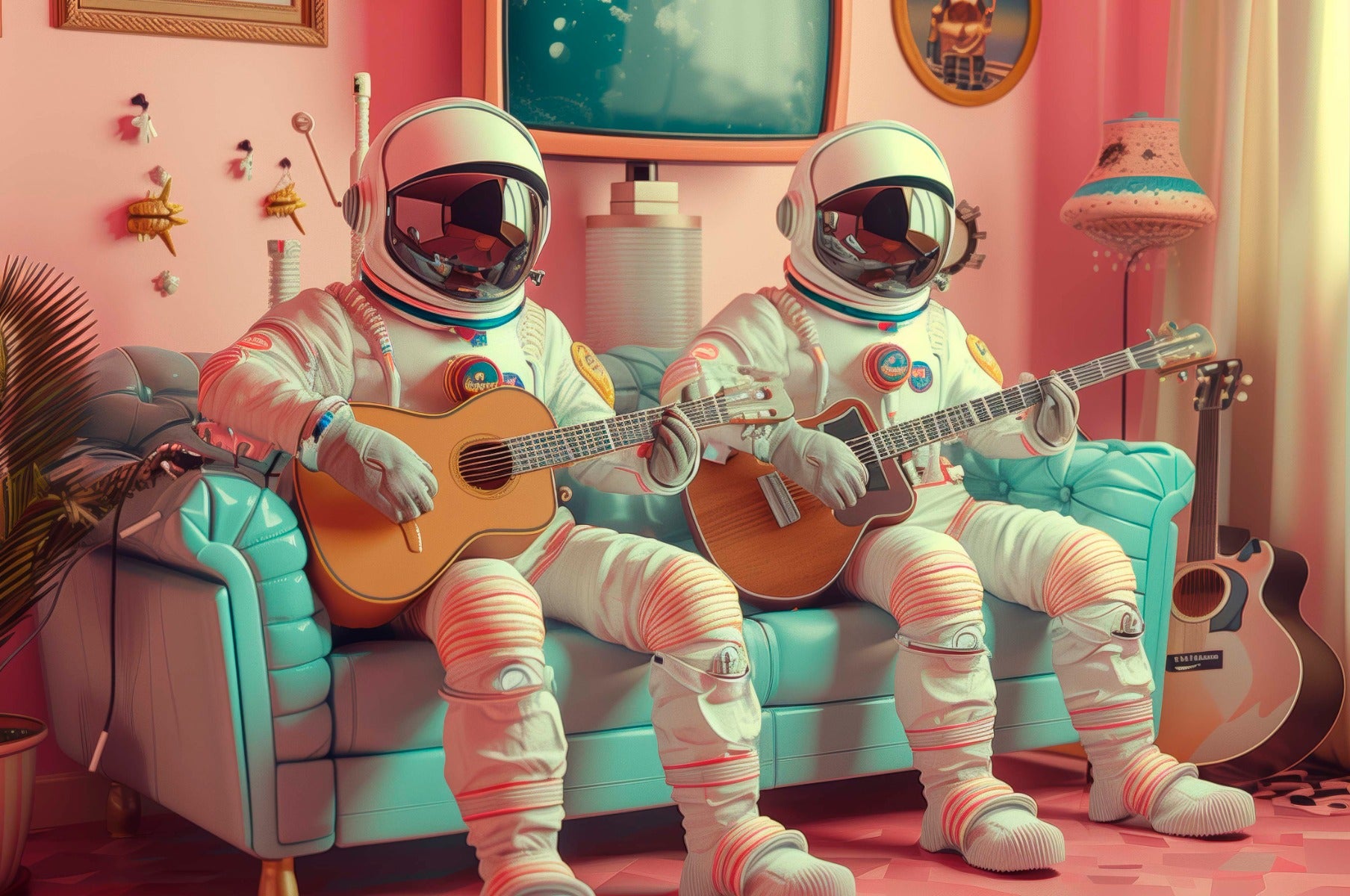 Interstellar Strummers Walldecoration Wandkraft 148x98 cm