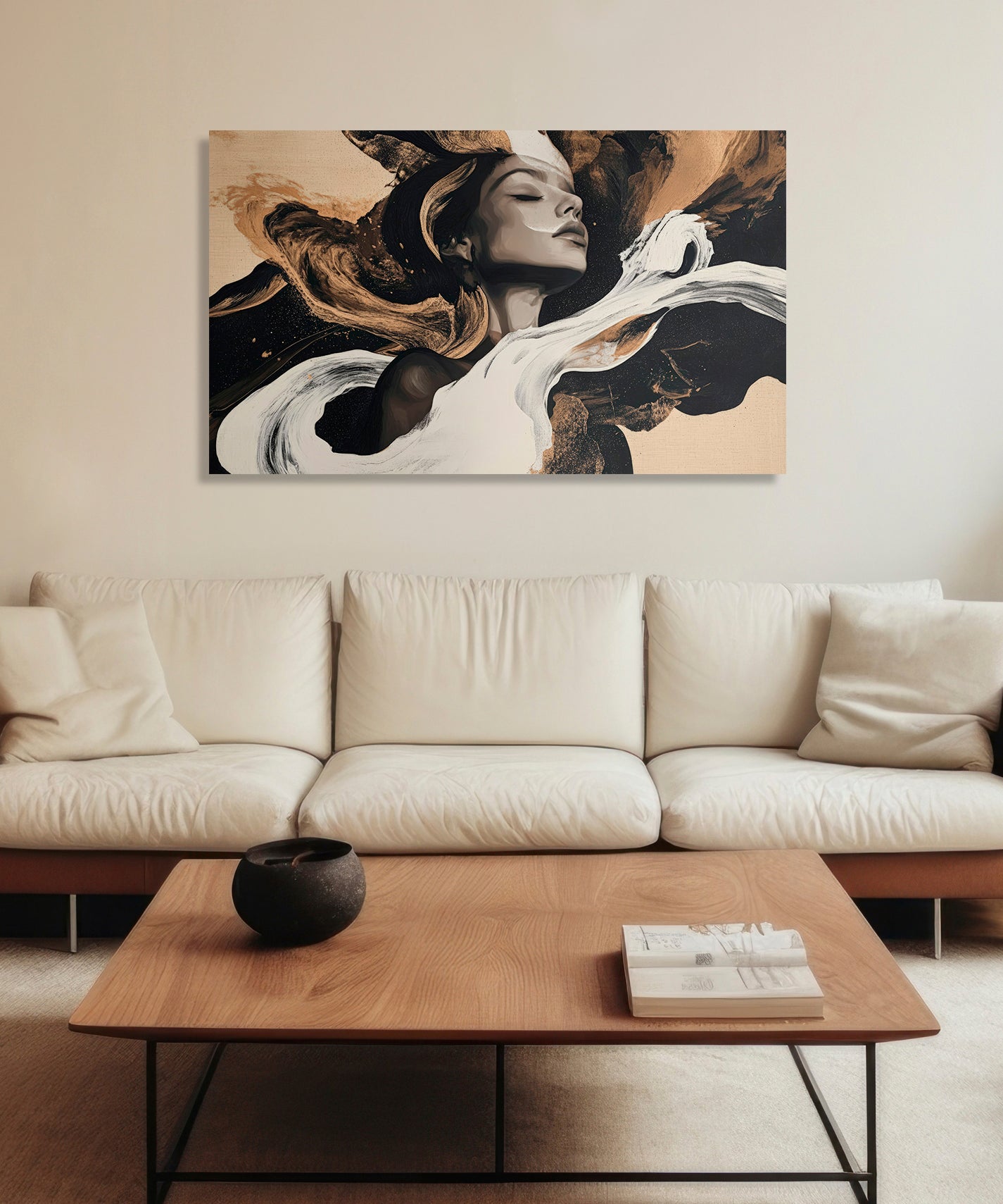 Ethereal Flow Walldecoration Wandkraft