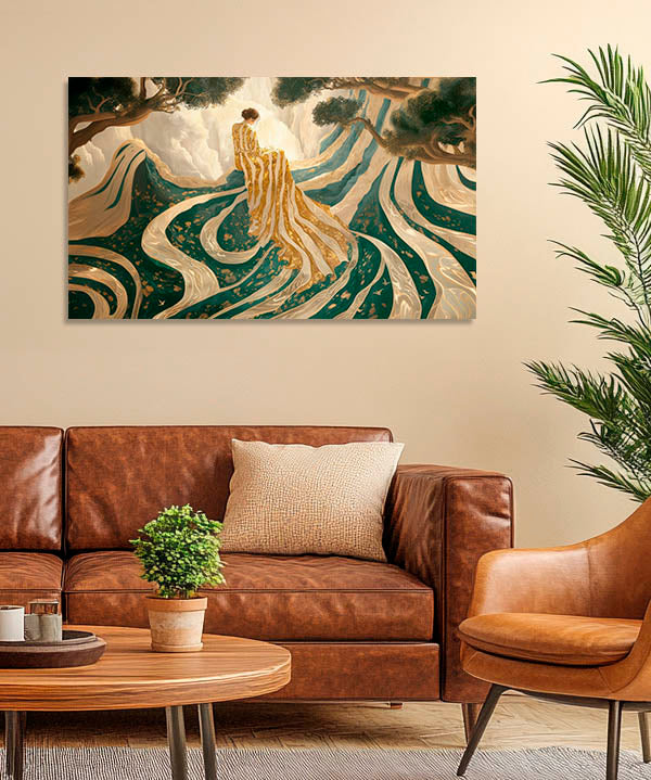 Golden Horizon Walldecoration Wandkraft
