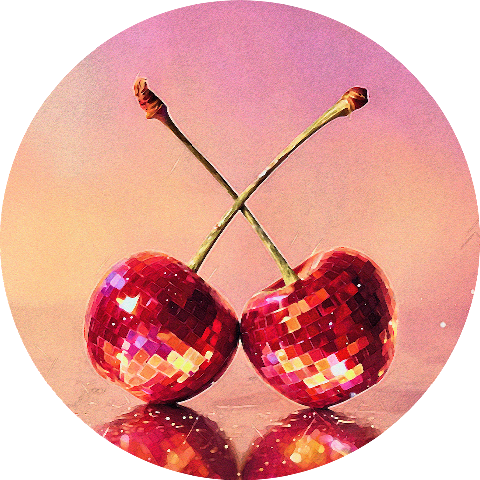 Double Disco Walldecoration Wandkraft 30x30 cm