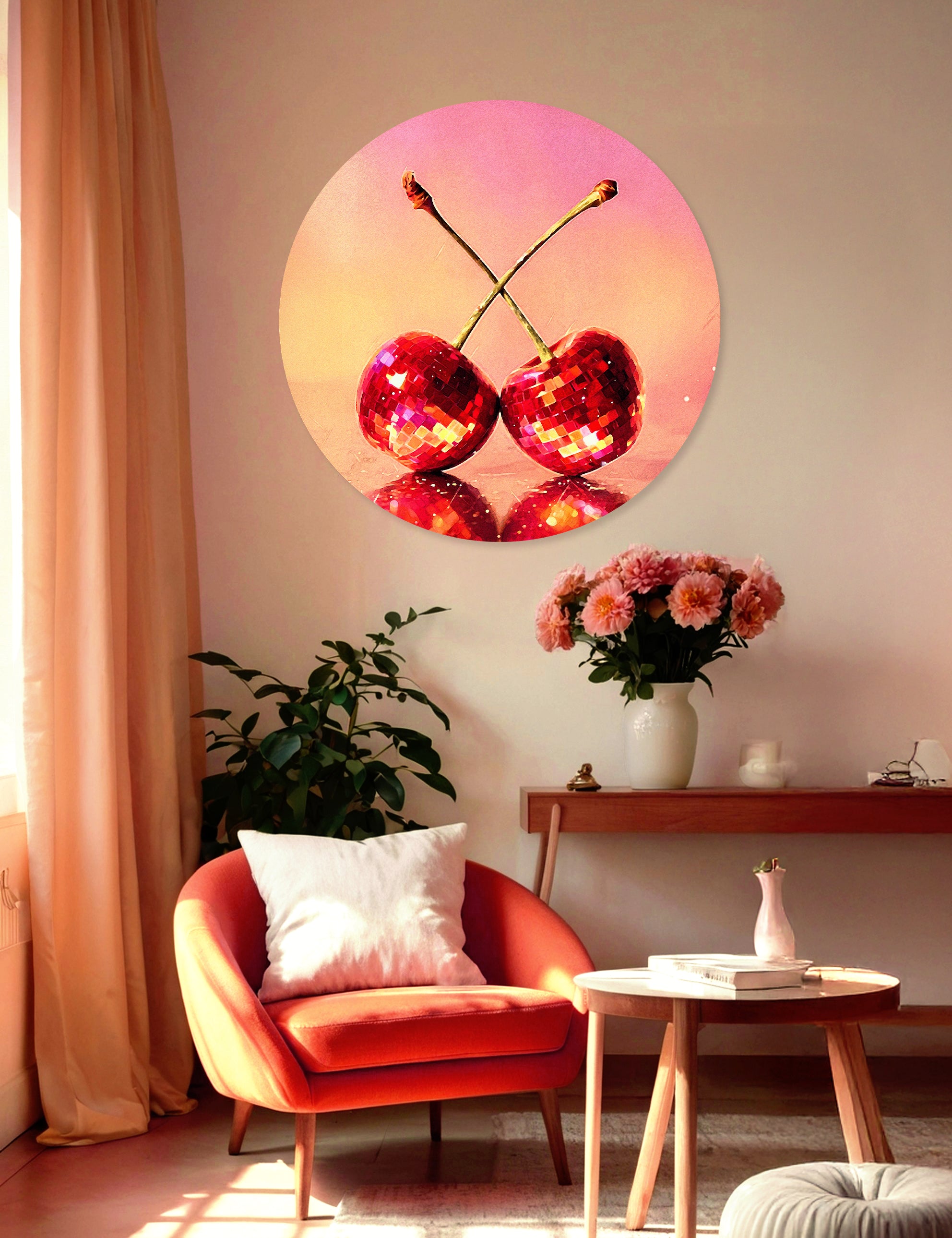 Double Disco Walldecoration Wandkraft 70x70
